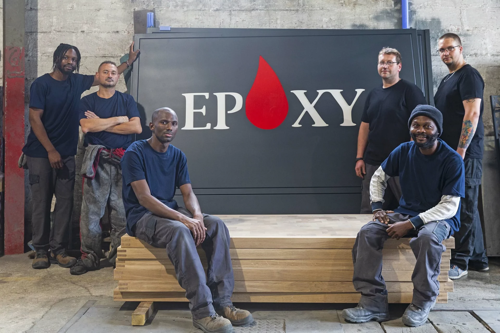 equipe metal epoxy sablage thermolaquage